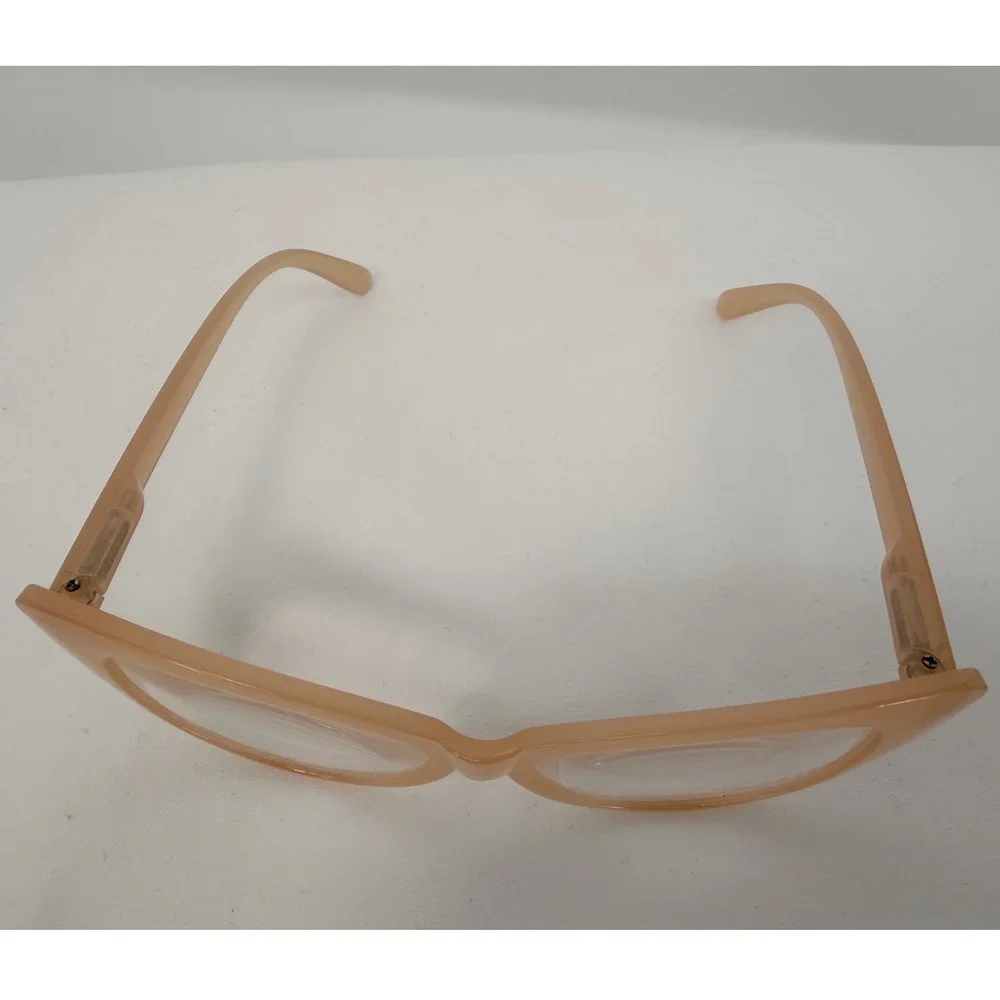 Soolala Women Cat Eye Reading Glasses Peach Tan Frames‎ +1.75 Pouch Chic 104-56